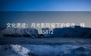 文化遗迹：月光影院留下的痕迹 · 特辑5872