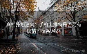 真相扑朔迷离：手机上推特是否另有隐情 · 档案9427